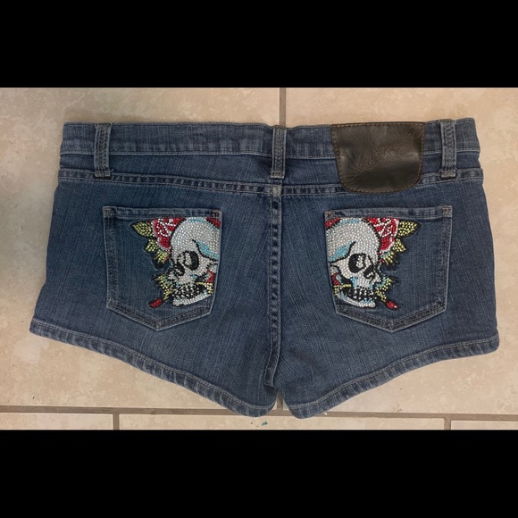 Ed hardy denim shorts Clearance